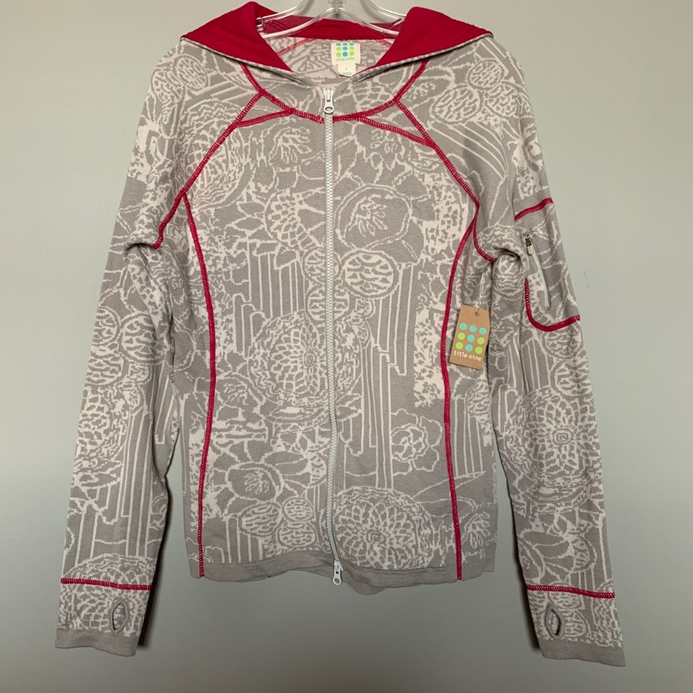 NEW WITH TAGS! never worn title nine zip up!